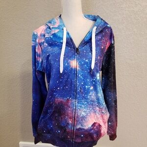 Galaxy zipper jacket